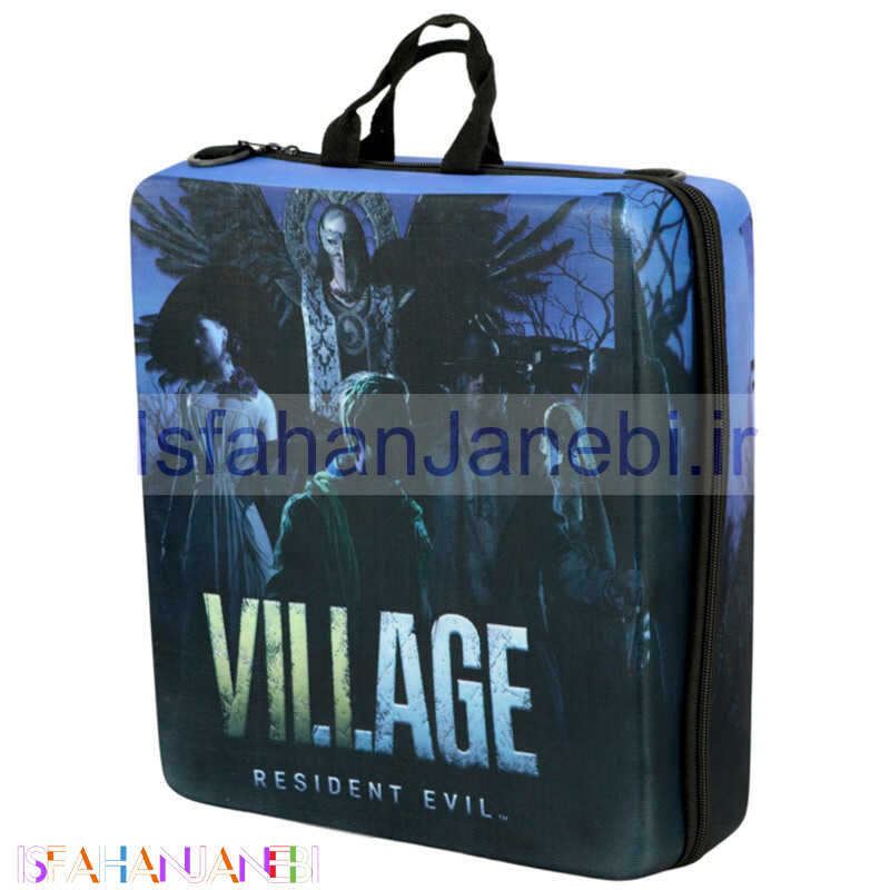 اصفهان جانبی-کیف کنسول بازی PS4 طرح Resident Evil Village کد 1