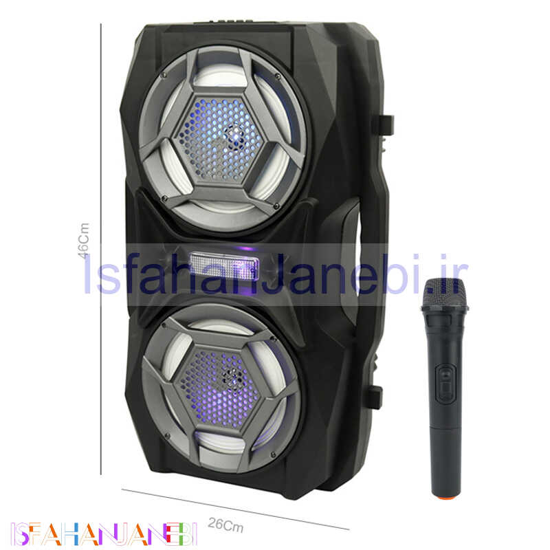 اصفهان جانبی-اسپیکر بلوتوثی رم و فلش خور KTS-1310 + میکروفون