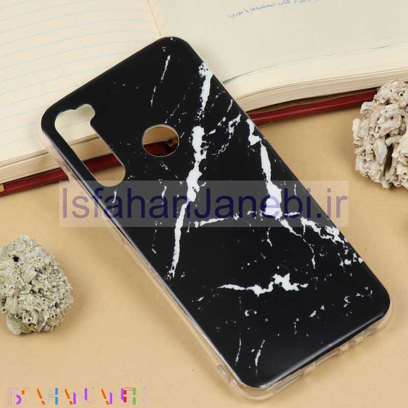 اصفهان جانبی-قاب طرح سنگ ژله ای شیائومی Redmi Note 8 مشکی