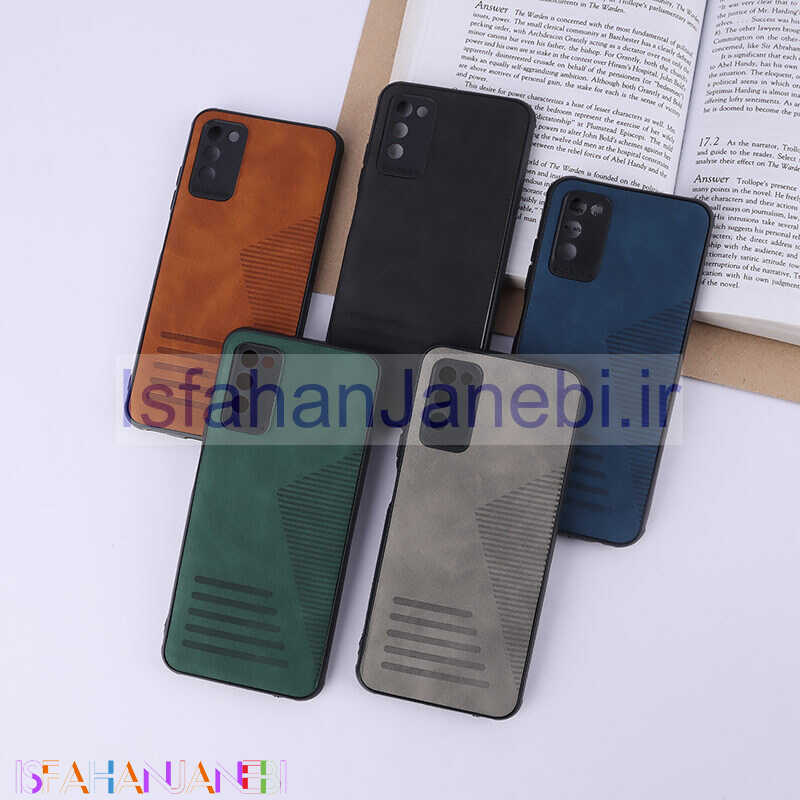 اصفهان جانبی-قاب چرمی Pro Camera سامسونگ A02s / M02s / A03s محافظ لنزدار