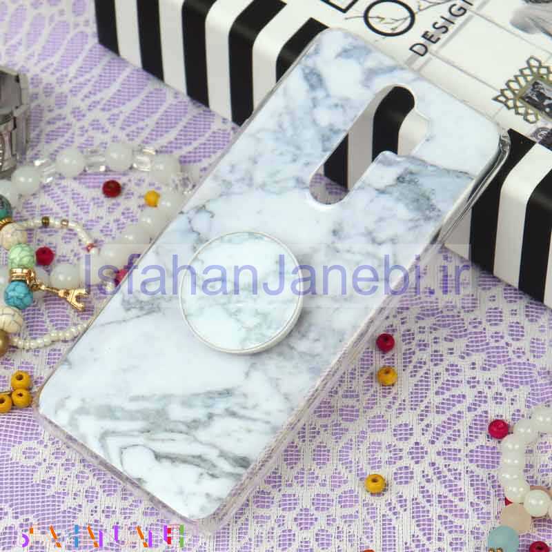 اصفهان جانبی-قاب سوپر IMD دور شفاف پاپ سوکت دار Xiaomi Redmi Note 8 Pro سنگی