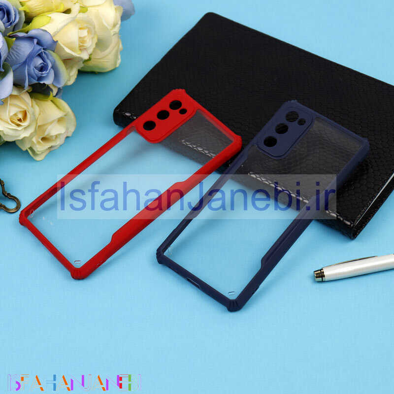 اصفهان جانبی-قاب محافظ لنزدار PC شفاف ضربه گیر Samsung S20 FE