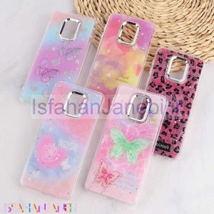 اصفهان جانبی-قاب رزینی شیائومی Redmi Note 9S / Note 9 Pro / Note 10 Lite طرح دار دور محافظ متال