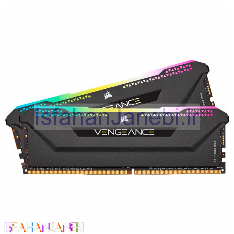 اصفهان جانبی-رم کامپیوتر Corsair Vengeance RGB Pro SL DDR4 32GB 3600MHz CL18 Dual