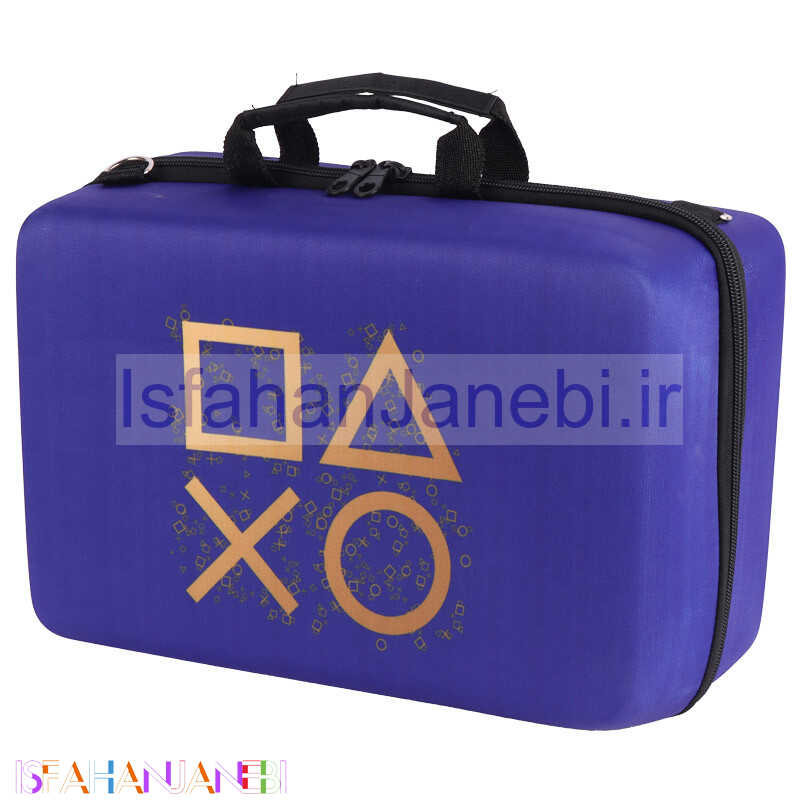 اصفهان جانبی-کیف کنسول بازی PS5 Slim طرح دکمه دسته بازی کد 2
