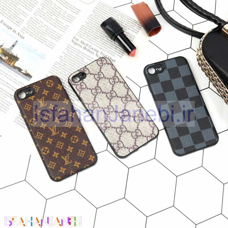 اصفهان جانبی-قاب چرمی لاکچری محافظ لنزدار iPhone 7/8