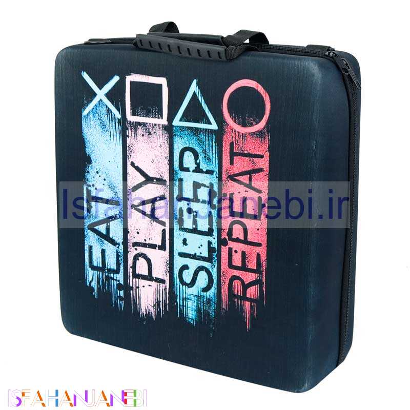 اصفهان جانبی-کیف کنسول بازی PS4 طرح Eat Play Sleep Repeat کد 2