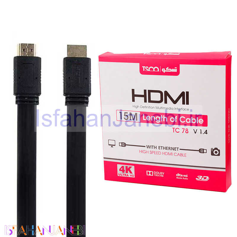 اصفهان جانبی-کابل TSCO TC78 HDMI 4K 15m