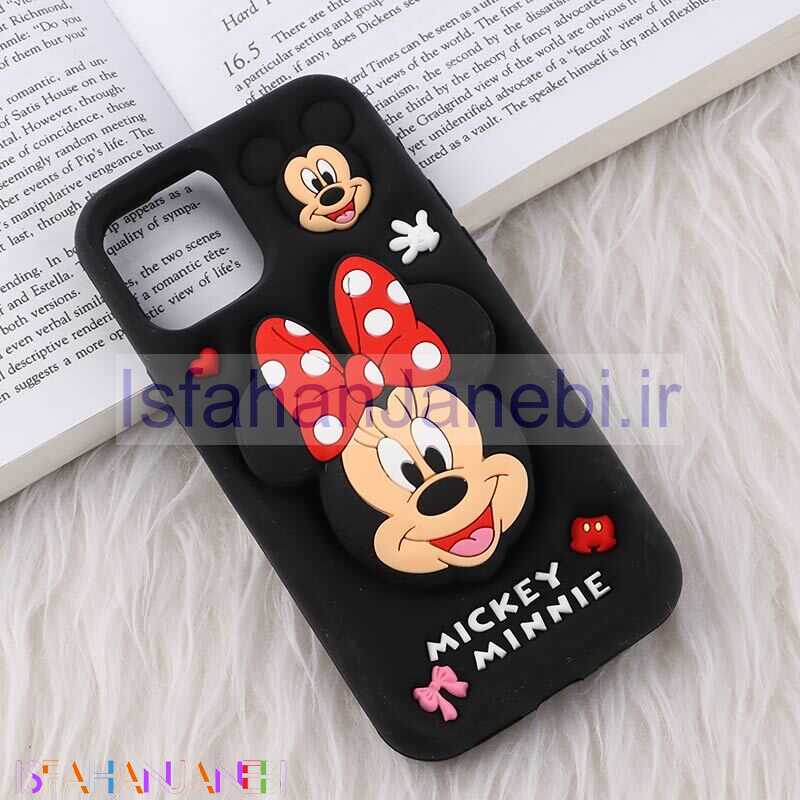 اصفهان جانبی-قاب سیلیکونی آیفون iPhone 12 / 12 Pro پاپ سوکت دار طرح Mickey & Minnie Mouse