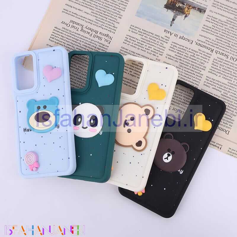 اصفهان جانبی-قاب ژله ای شیائومی Redmi Note 11 / 11S 4G طرح آبنبات و قلب