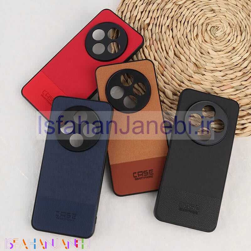 اصفهان جانبی-قاب چرمی Smart Phone شیائومی Redmi 14C / Poco C75 پارچه ای محافظ لنزدار