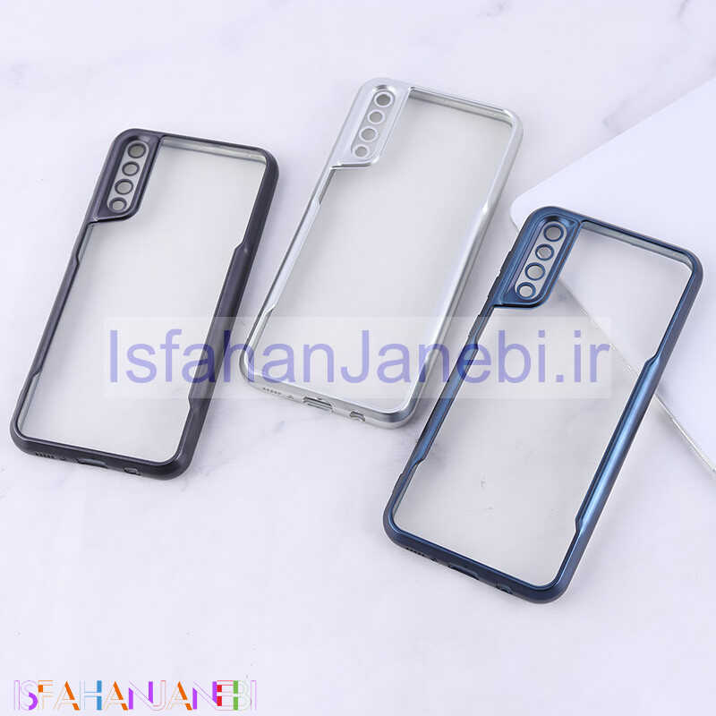 اصفهان جانبی-قاب ژله ای شفاف سامسونگ Galaxy A30s / A50 / A50s طرح تیتانیوم محافظ لنزدار