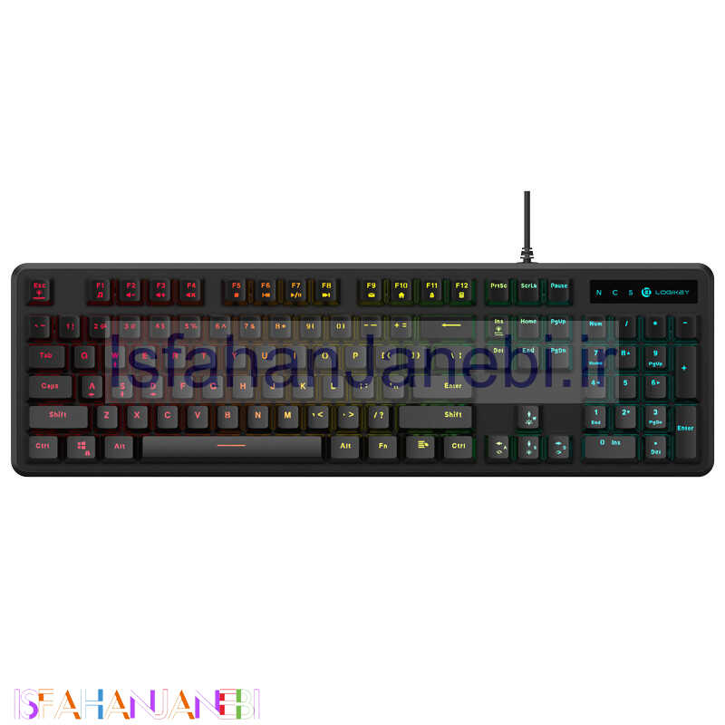اصفهان جانبی-کیبورد گیمینگ لاجی کی K310B