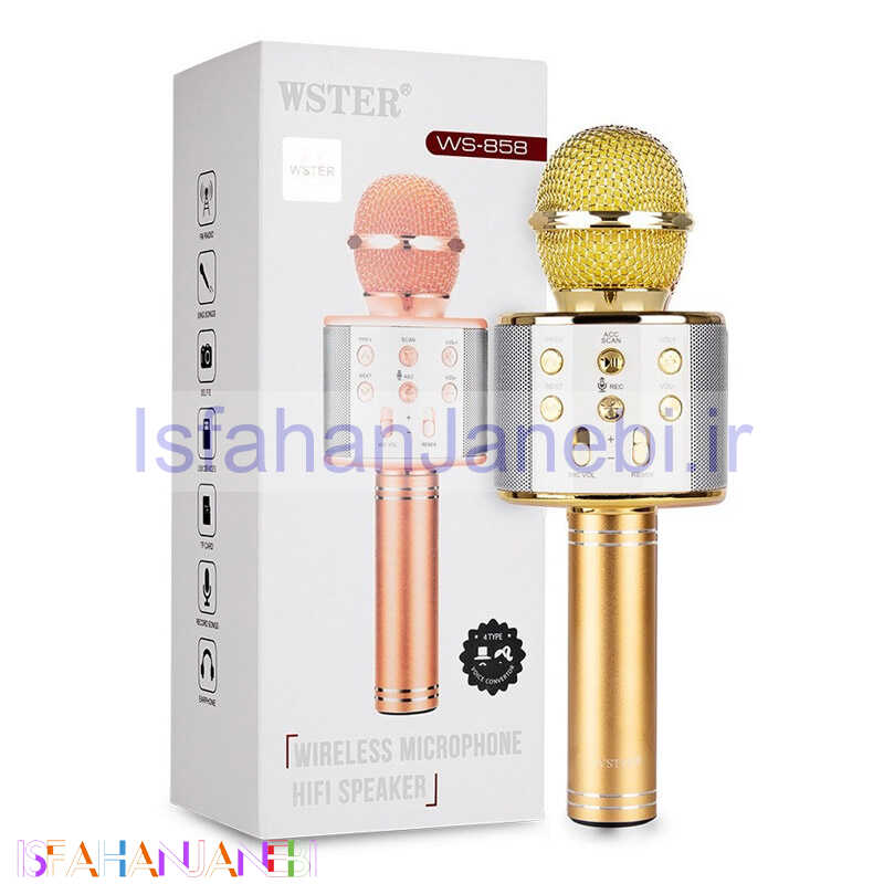 اصفهان جانبی-میکروفون و اسپیکر WSTER WS-858
