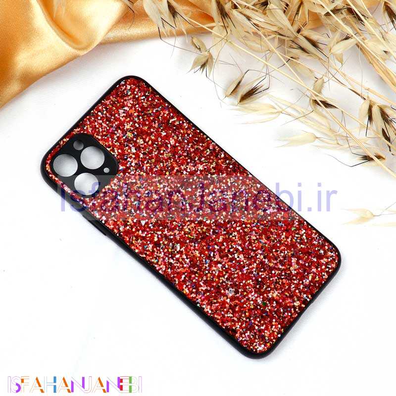 اصفهان جانبی-قاب چرم اکلیلی محافظ لنزدار iPhone 11 Pro Max