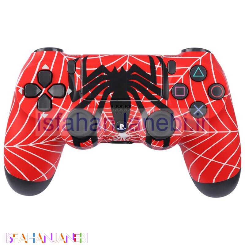 اصفهان جانبی-دسته بازی بی سیم SONY PlayStation 4 DualShock 4 High Copy طرح Spider Man کد 8