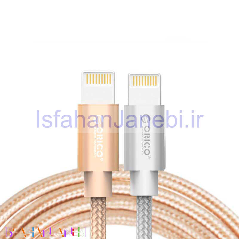 اصفهان جانبی-کابل آیفونی Orico LTF-10 1m روکش دار
