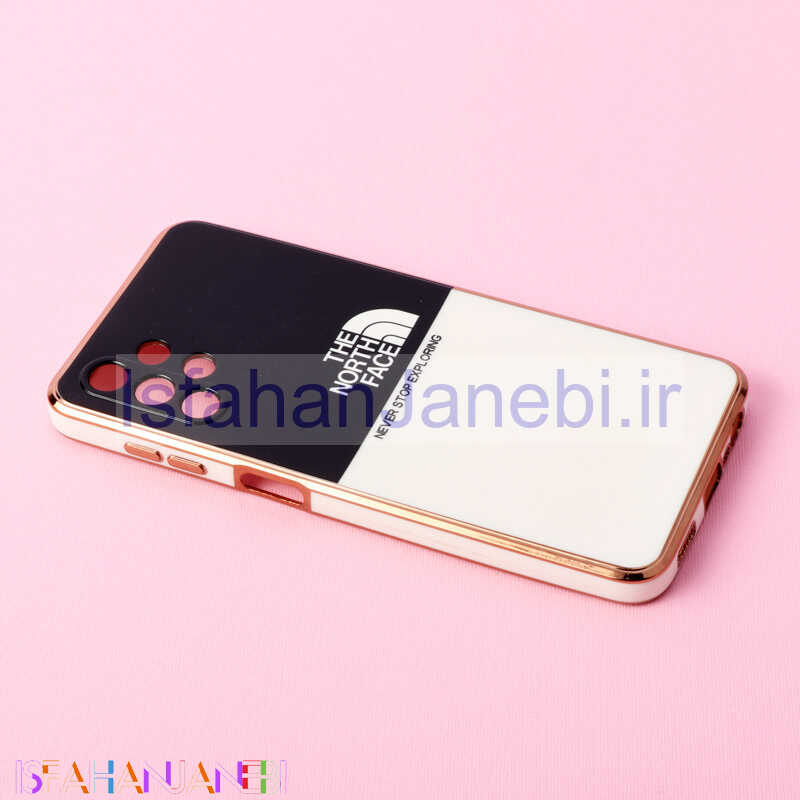 اصفهان جانبی-قاب دو رنگ سفید مشکی My Case محافظ لنزدار Samsung Galaxy A13 4G