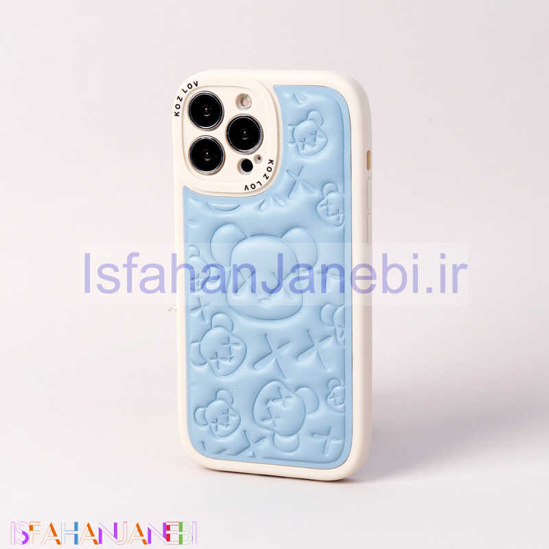 اصفهان جانبی-قاب چرمی Kozlov محافظ لنزدار iPhone 13 Pro Max