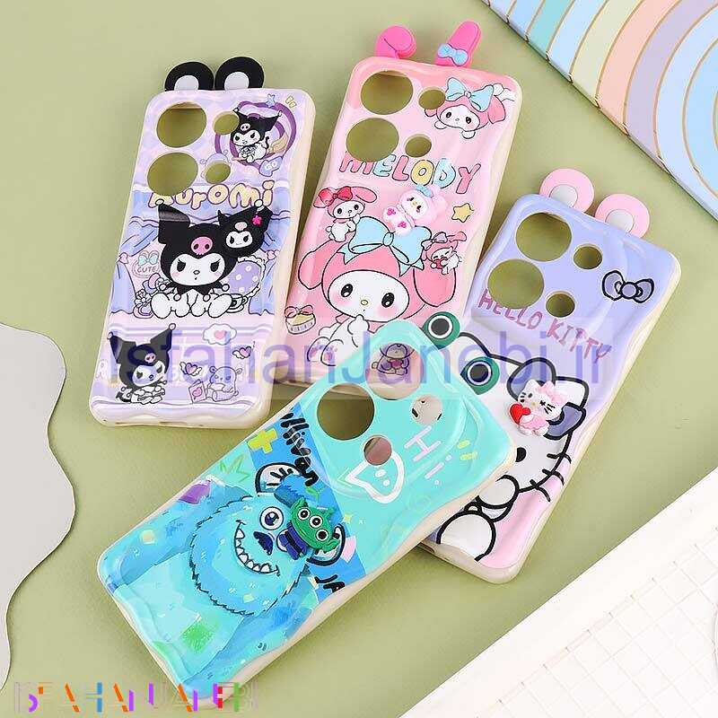 اصفهان جانبی-قاب ژله ای شیائومی Redmi Note 13 Pro 4G گوش دار محافظ لنزدار