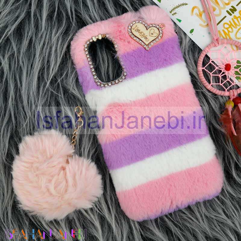 اصفهان جانبی-قاب پشمالو پوم پوم دار Xiaomi Poco M3 Pro