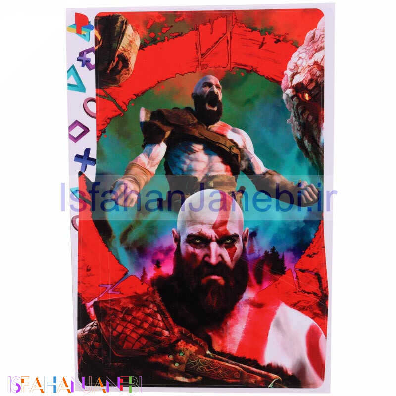 اصفهان جانبی-اسکین پلی استیشن 5 اسلیم طرح God Of War کد 1
