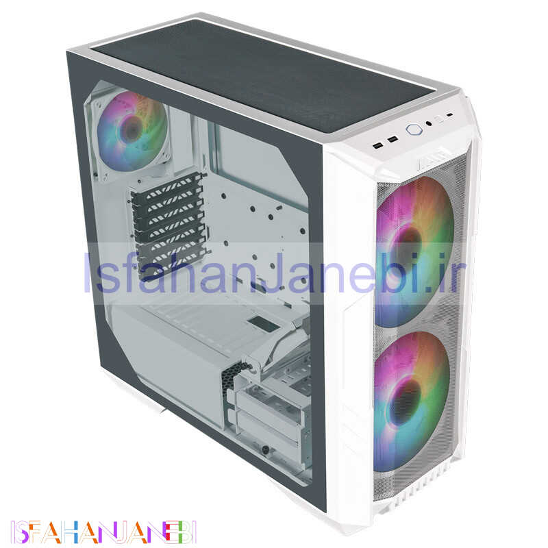 اصفهان جانبی-کیس کامپیوتر کولر مستر Cooler Master HAF 500 White