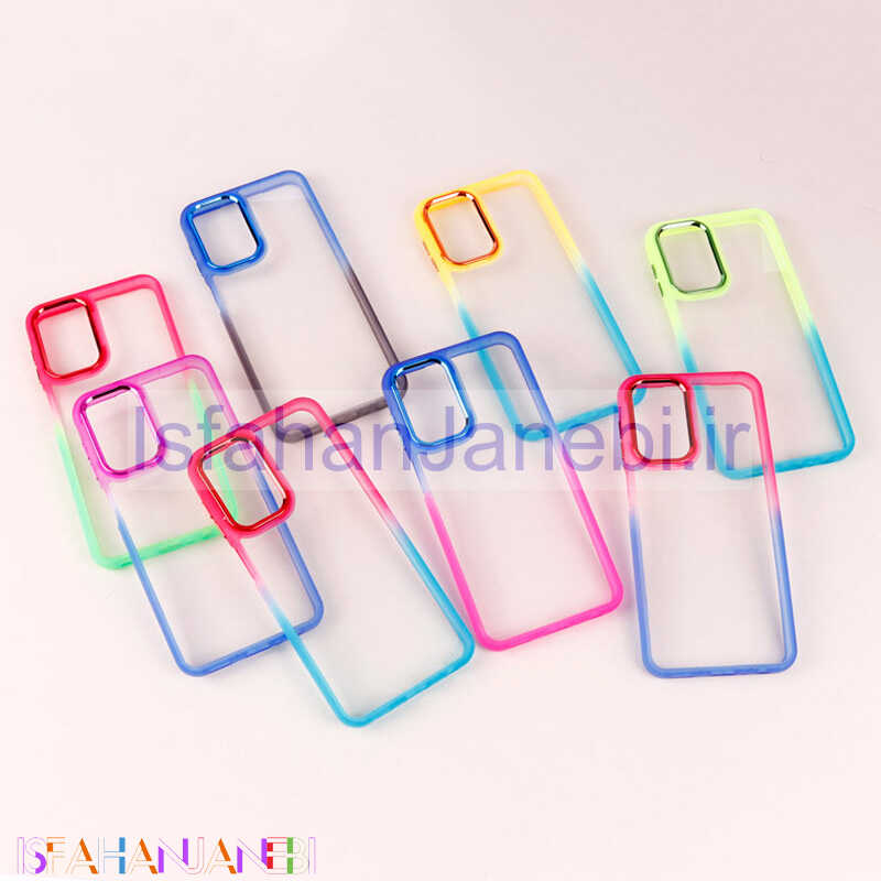 اصفهان جانبی-قاب PC شفاف متال ایرون دو رنگ Samsung Galaxy A23