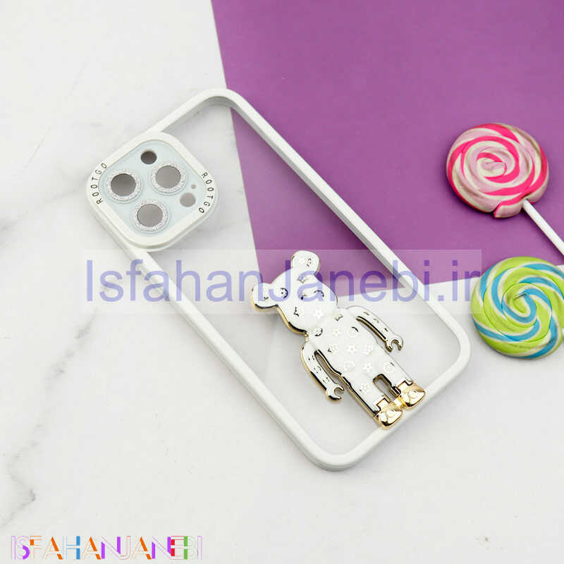 اصفهان جانبی-قاب شفاف LV Tedi محافظ لنزدار iPhone 13 Pro Max