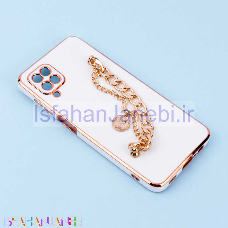 اصفهان جانبی-قاب My Case محافظ لنزدار + آویز دستی کارتیر Samsung Galaxy A12