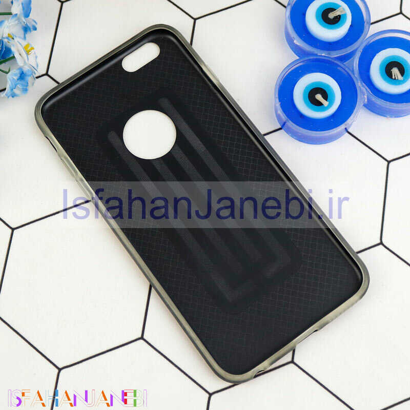 اصفهان جانبی-قاب دوتکه چرمی iPhone 6 Plus / 6s Plus زرد