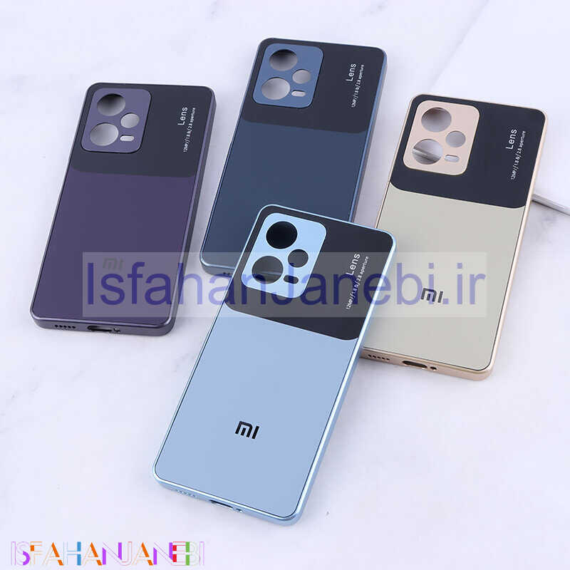 اصفهان جانبی-قاب PVD Lens Aperture شیائومی Redmi Note 12 Pro 5G محافظ لنزدار برجسته