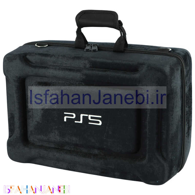 اصفهان جانبی-کیف کنسول بازی دوکاره PS5 Pro / Slim مخملی