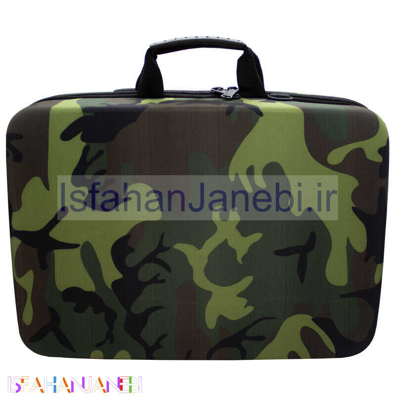 اصفهان جانبی-کیف کنسول بازی PS5 Slim طرح چریکی سبز قهوهای