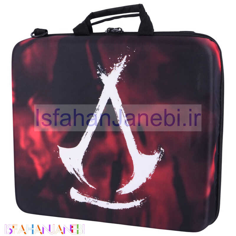 اصفهان جانبی-کیف کنسول بازی PS4 طرح Assassins Creed Shadow Logo