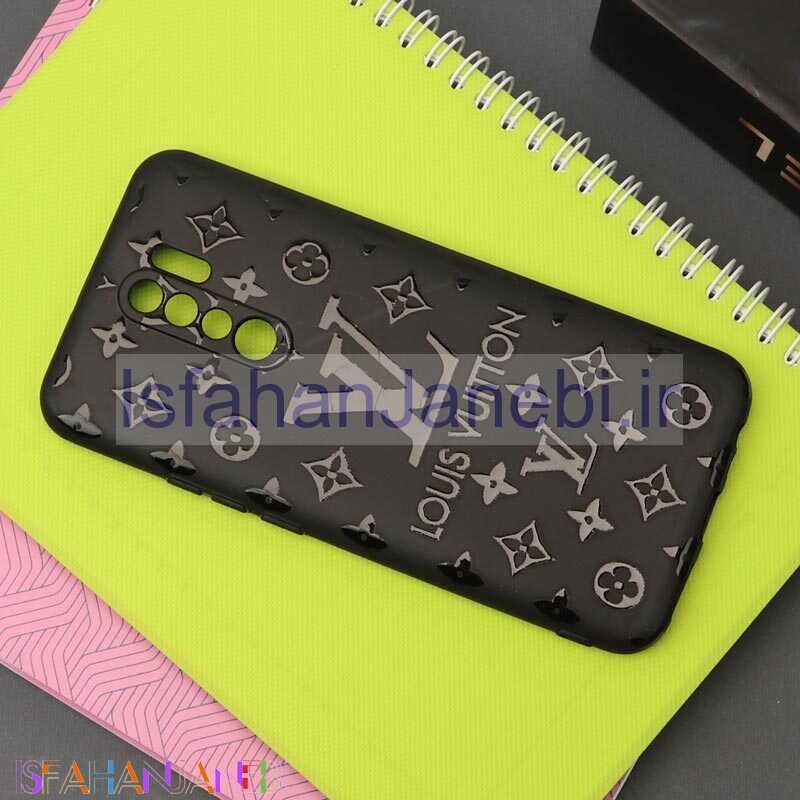 اصفهان جانبی-قاب طرحدار محافظ لنزدار مشکی LV شیائومی Redmi 9