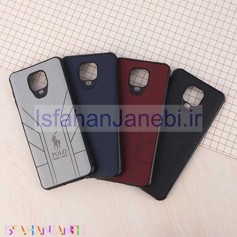 اصفهان جانبی-قاب چرمی Polo Ralph Laren شیائومی Redmi Note 9S / Note 9 Pro / Note 10 Lite طرح دار