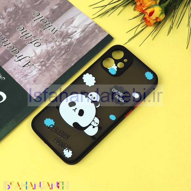 اصفهان جانبی-قاب PC مات محافظ لنزدار طرحدار پاندا آیفون iPhone 12 Mini