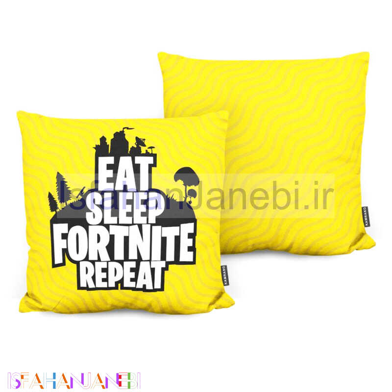 اصفهان جانبی-کوسن گیمینگ طرح Eat Sleep Fortnite Repeat