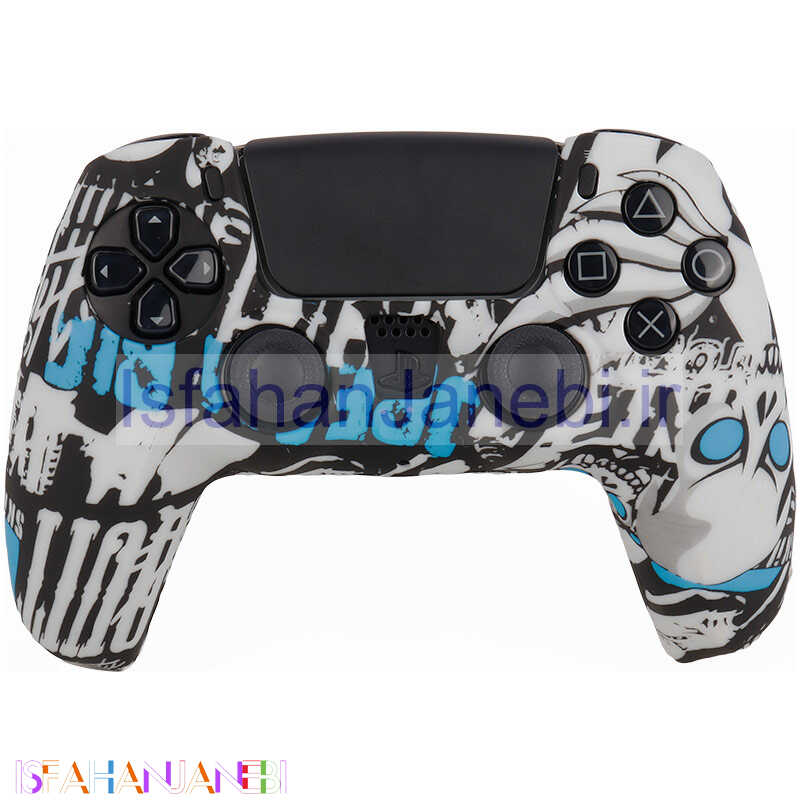 اصفهان جانبی-روکش دسته بازی PS5 طرح اسکلت چشم آبی