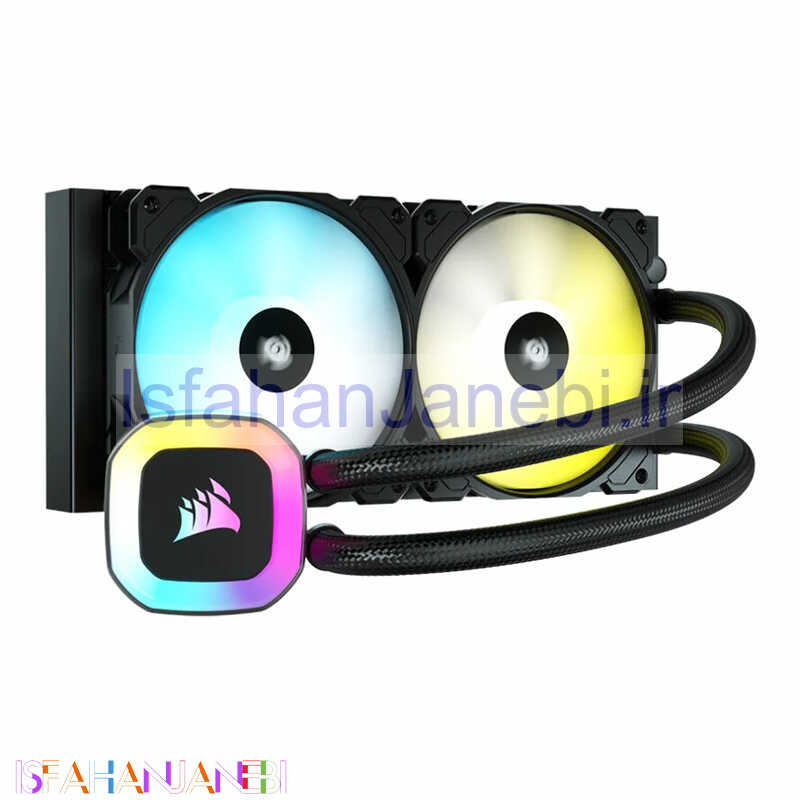 اصفهان جانبی-فن خنک کننده CPU کورسیر Corsair H100 RGB