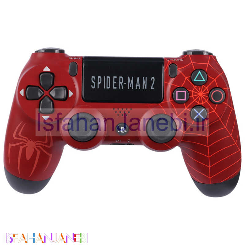 اصفهان جانبی-دسته بازی بی سیم SONY PlayStation 4 DualShock 4 High Copy طرح Spider Man 2