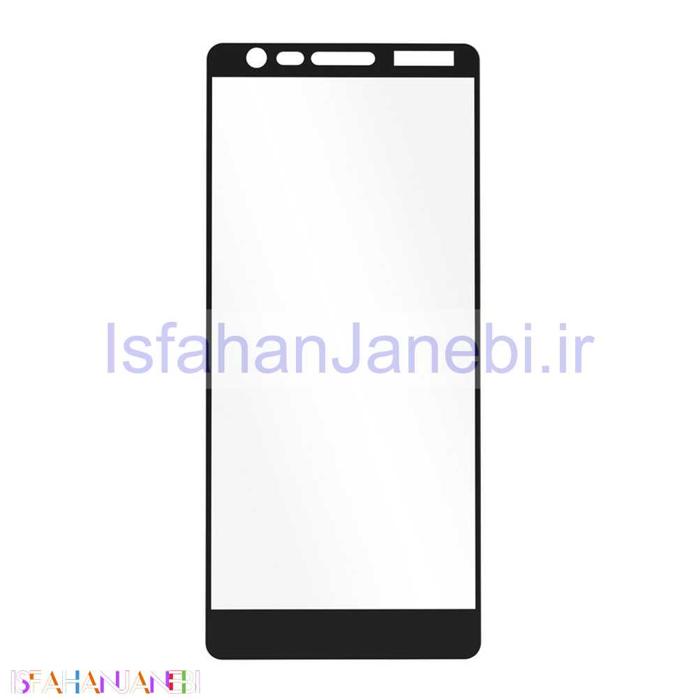 اصفهان جانبی-گلس تمام چسب Nokia 3.1 مشکی