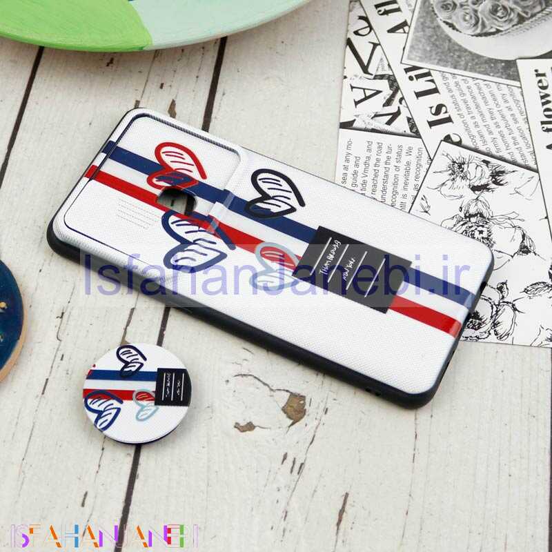 اصفهان جانبی-قاب طرحدار محافظ لنزدار کشویی + پاپ سوکت Samsung Galaxy A21s سری D