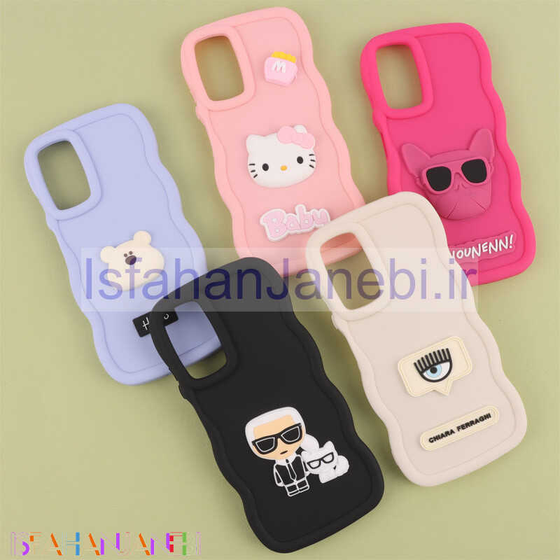 اصفهان جانبی-قاب موج دار شیائومی Redmi Note 12 Pro 4G عروسک برجسته