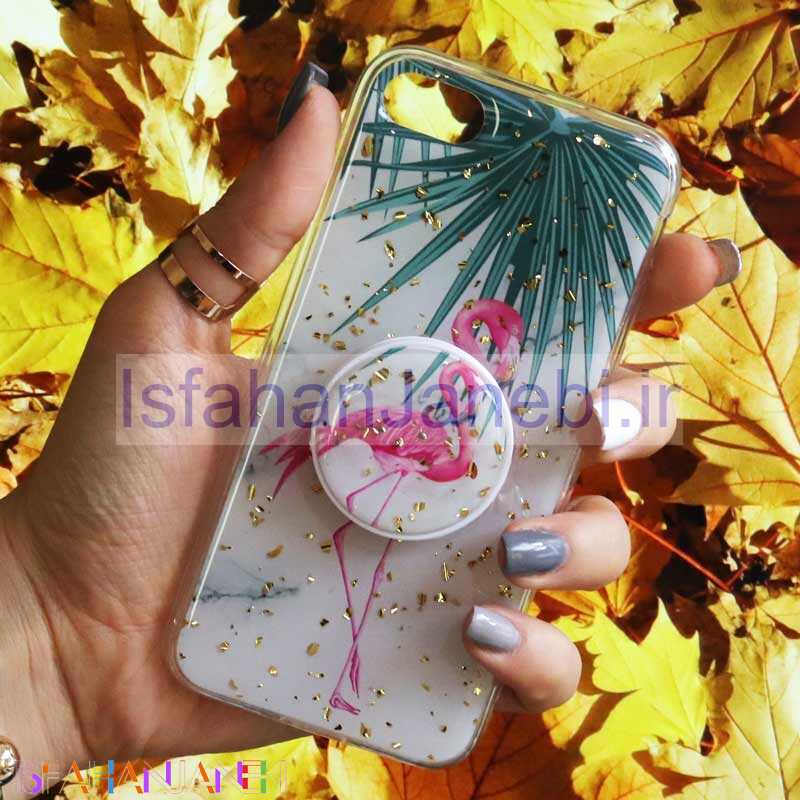 اصفهان جانبی-قاب رنگین کمانی پاپ سوکت دار خرچنگی کد3 آیفون 7/8