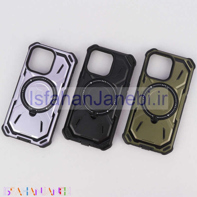 اصفهان جانبی-قاب ضد ضربه MagSafe Metal Armor استند شو iPhone 13 Pro