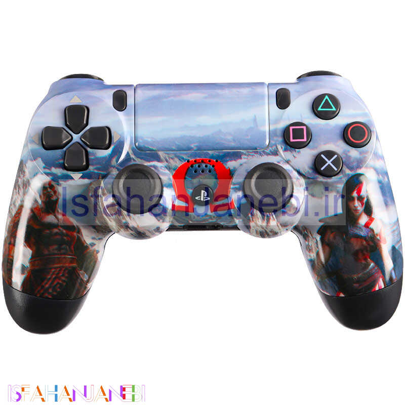 اصفهان جانبی-دسته بازی بی سیم SONY PlayStation 4 DualShock 4 High Copy طرح God of War کد 6