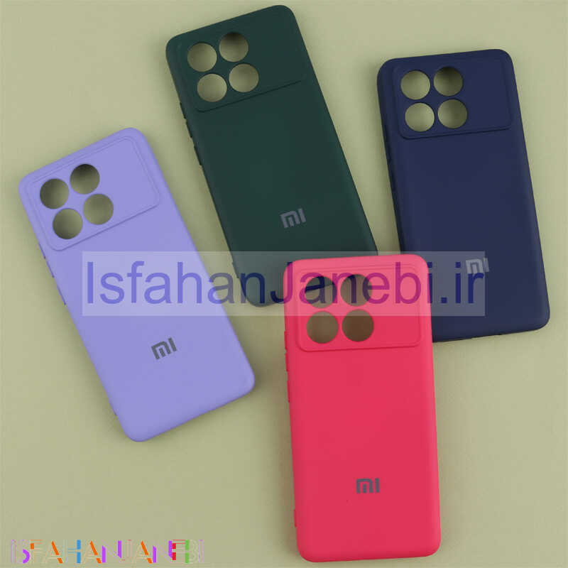 اصفهان جانبی-قاب سیلیکونی Highcopy زیر بسته محافظ لنزدار شیائومی Poco X6 Pro
