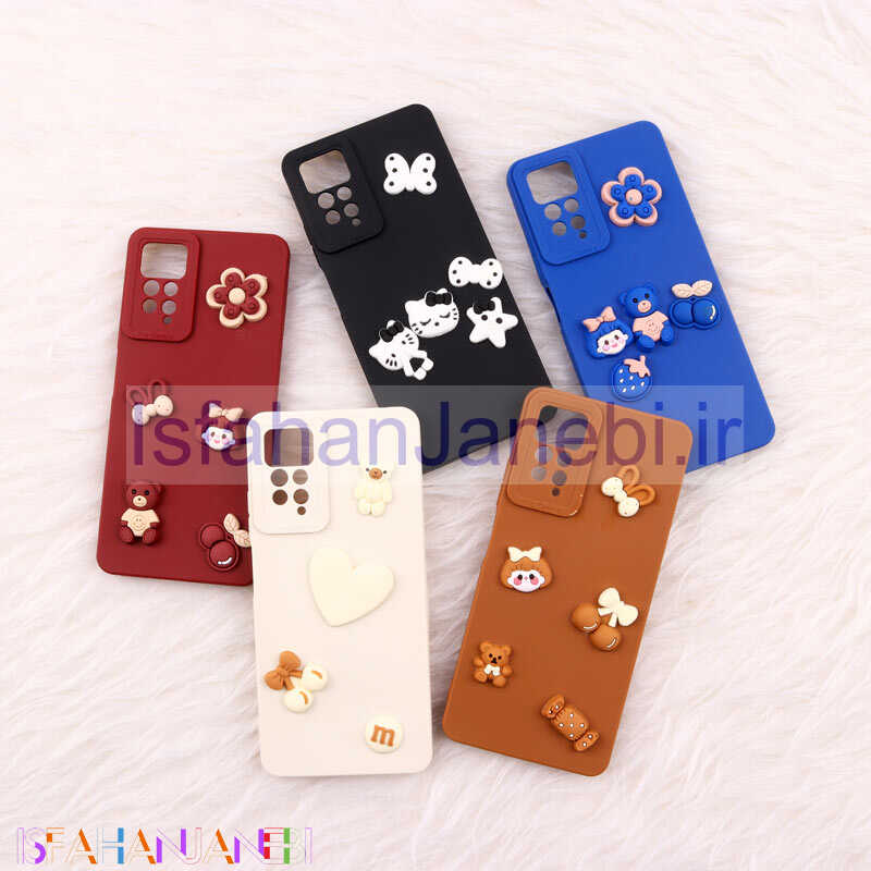 اصفهان جانبی-قاب فانتزی عروسکی Pro Camera محافظ لنزدار Xiaomi Redmi Note 11 Pro